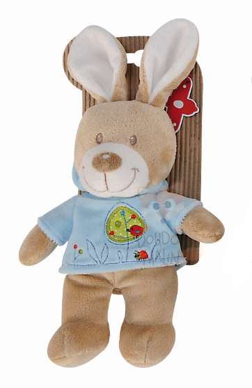  copains des bois peluche lapin bleu oiseau 